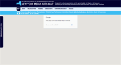 Desktop Screenshot of nymediaartsmap.org