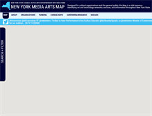 Tablet Screenshot of nymediaartsmap.org